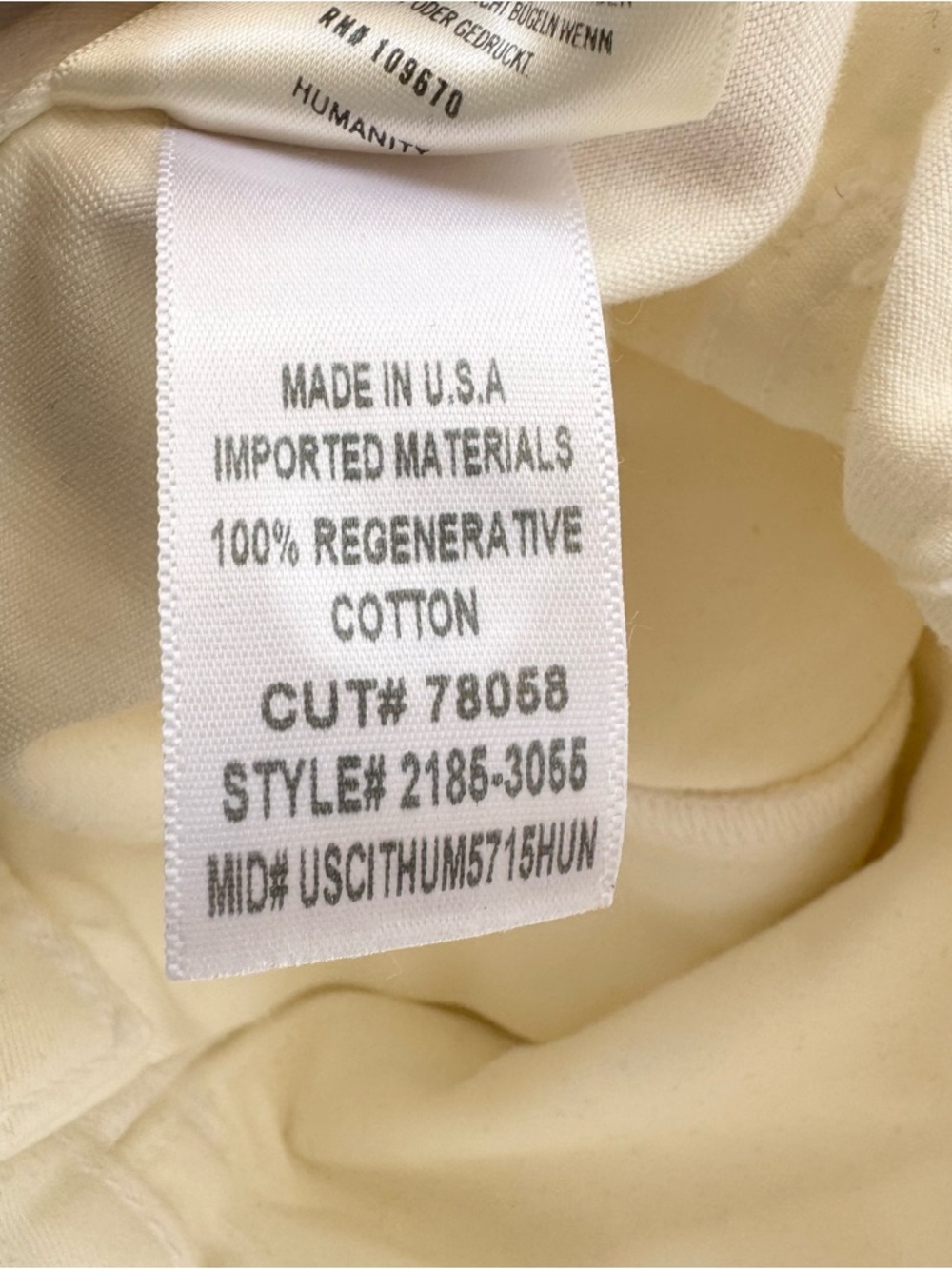 NWT Citizens of Humanity Ayla Cargo Wide-Leg Jeans Pashmina White 27 - Picture 8 of 14